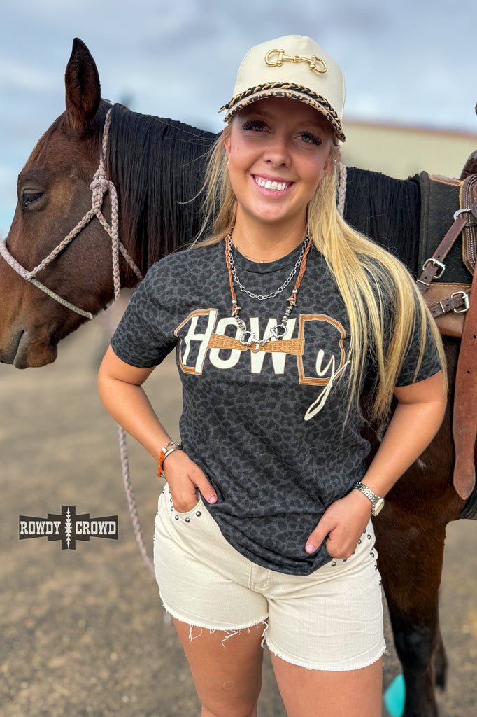 Leopard Howdy Bit Tee Graphic Tee Rowdy Crowd Clothing