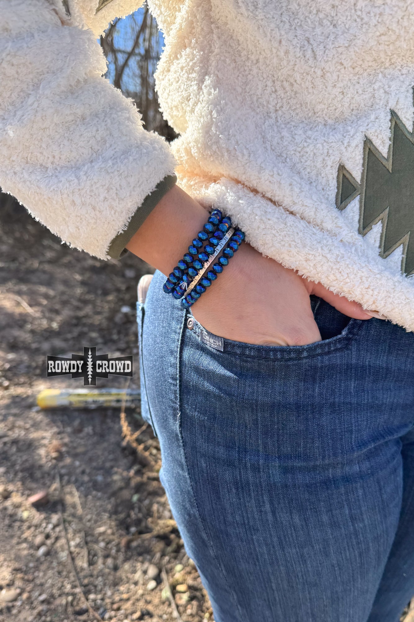 Arm Candy Bracelets bracelet Rowdy Crowd Clothing PEACOCK BLUE