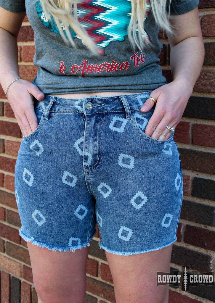 Sheridan Aztec Shorts Shorts Rowdy Crowd Clothing   