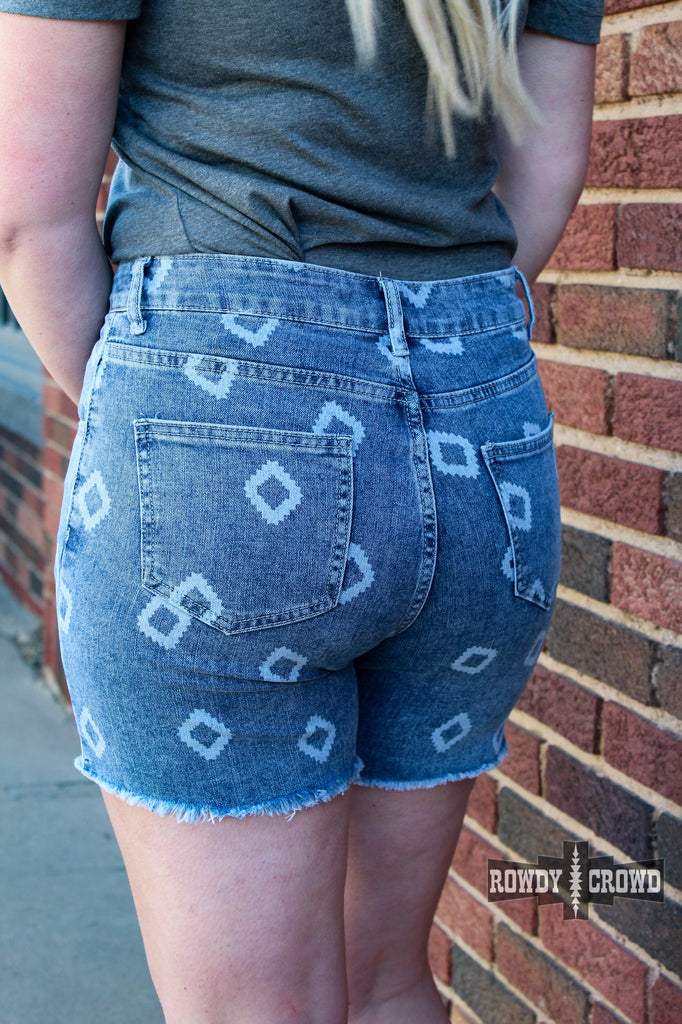 Sheridan Aztec Shorts Shorts Rowdy Crowd Clothing   