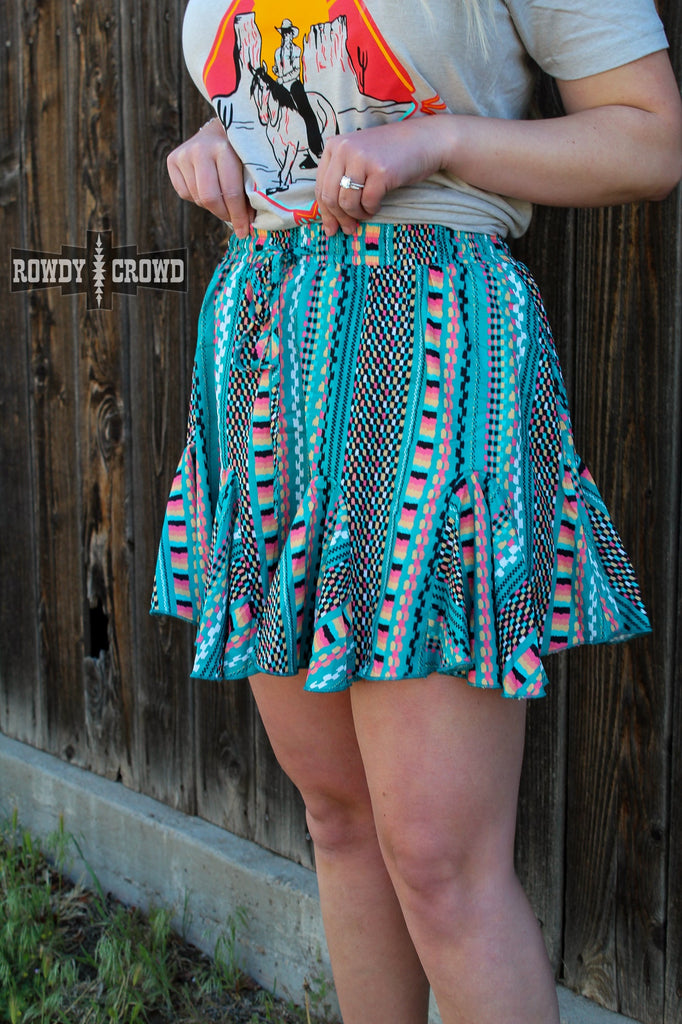 Sunnyvale Skort skort Rowdy Crowd Clothing   