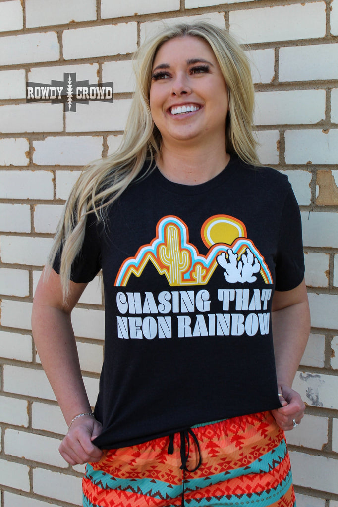 Neon Rainbow Tee