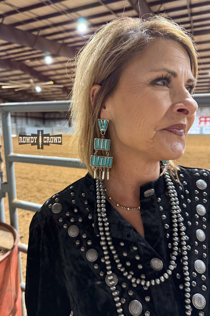Retro West Earrings Earrings Rowdy Crowd Clothing