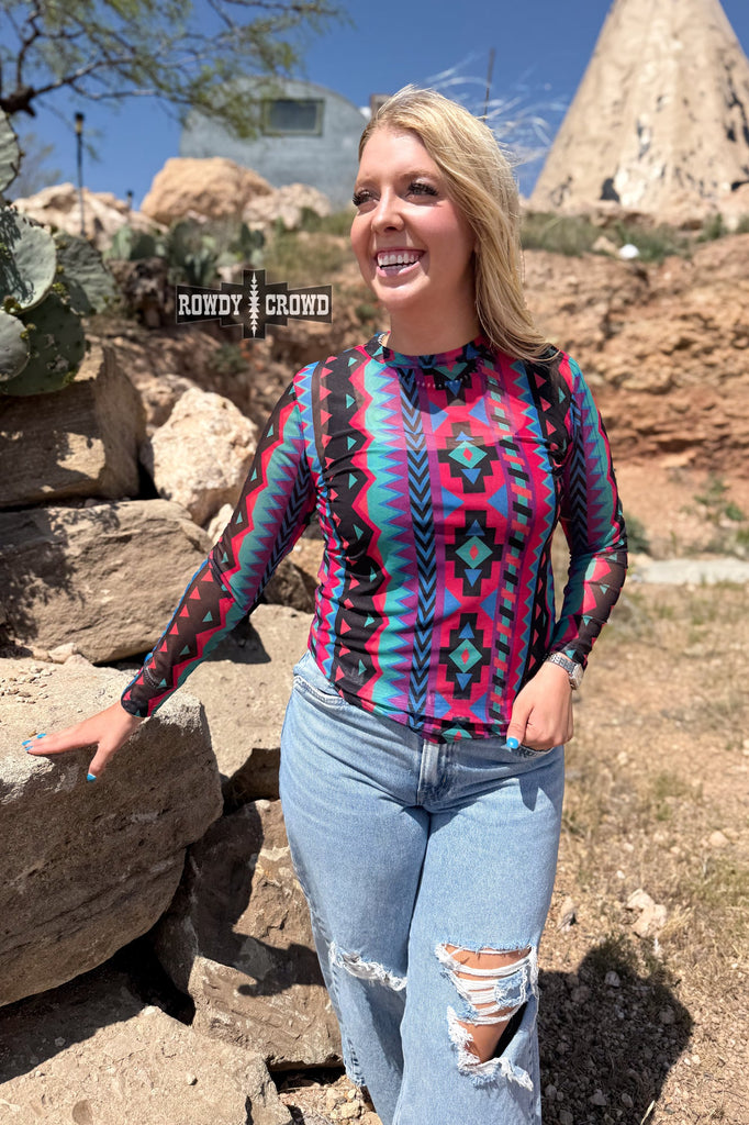 Retro Funk Mesh Top mesh top Rowdy Crowd Clothing