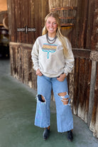 Bonfire Boot Stitch Sweater sweater Rowdy Crowd Clothing
