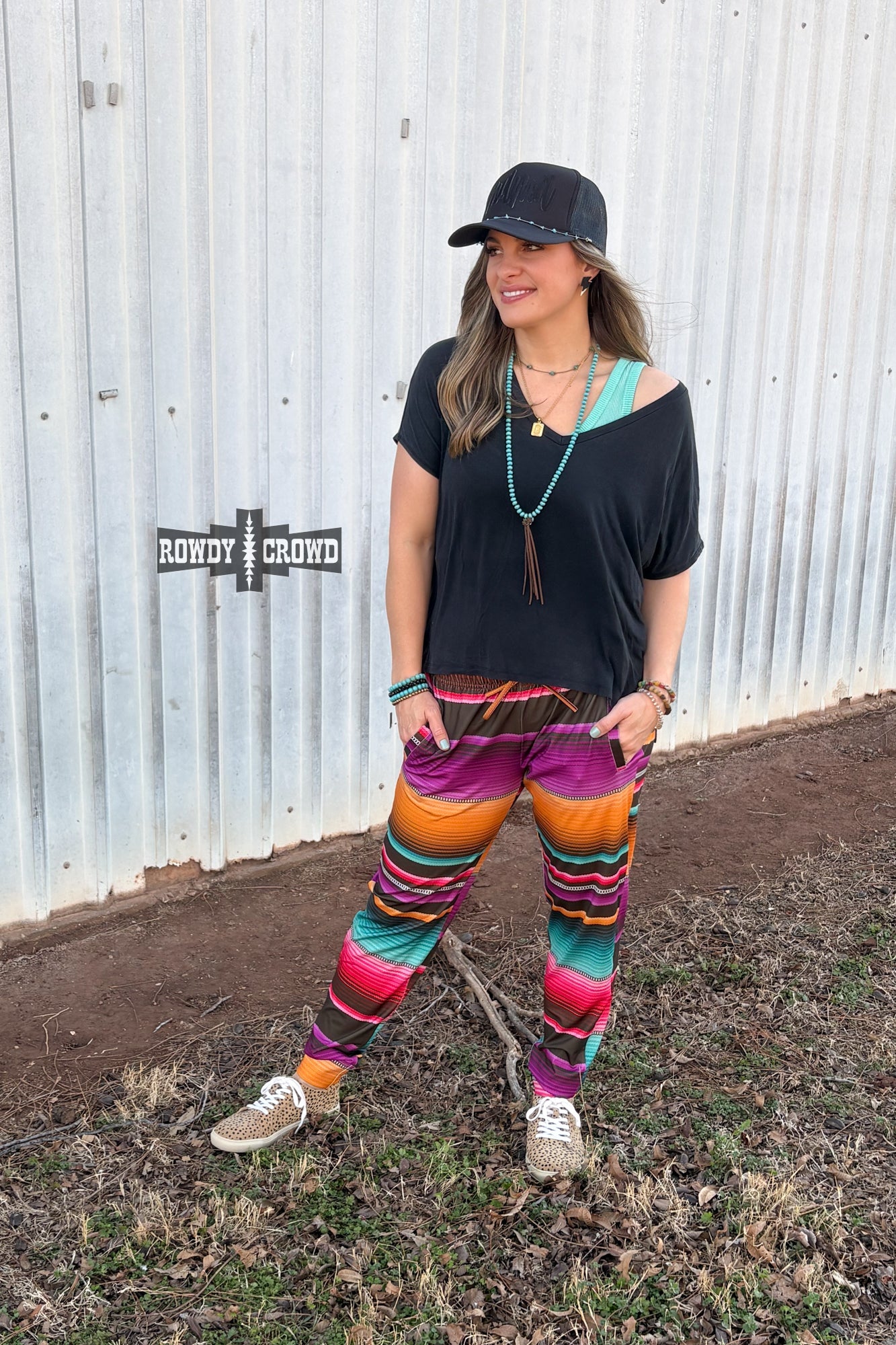 Sangria Joggers pants Rowdy Crowd Clothing