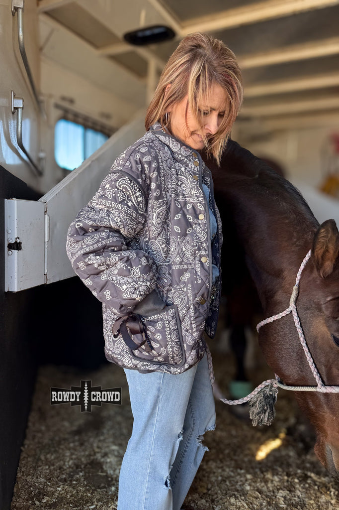 Paisley Anne Jacket Coats & Jackets Rowdy Crowd Clothing