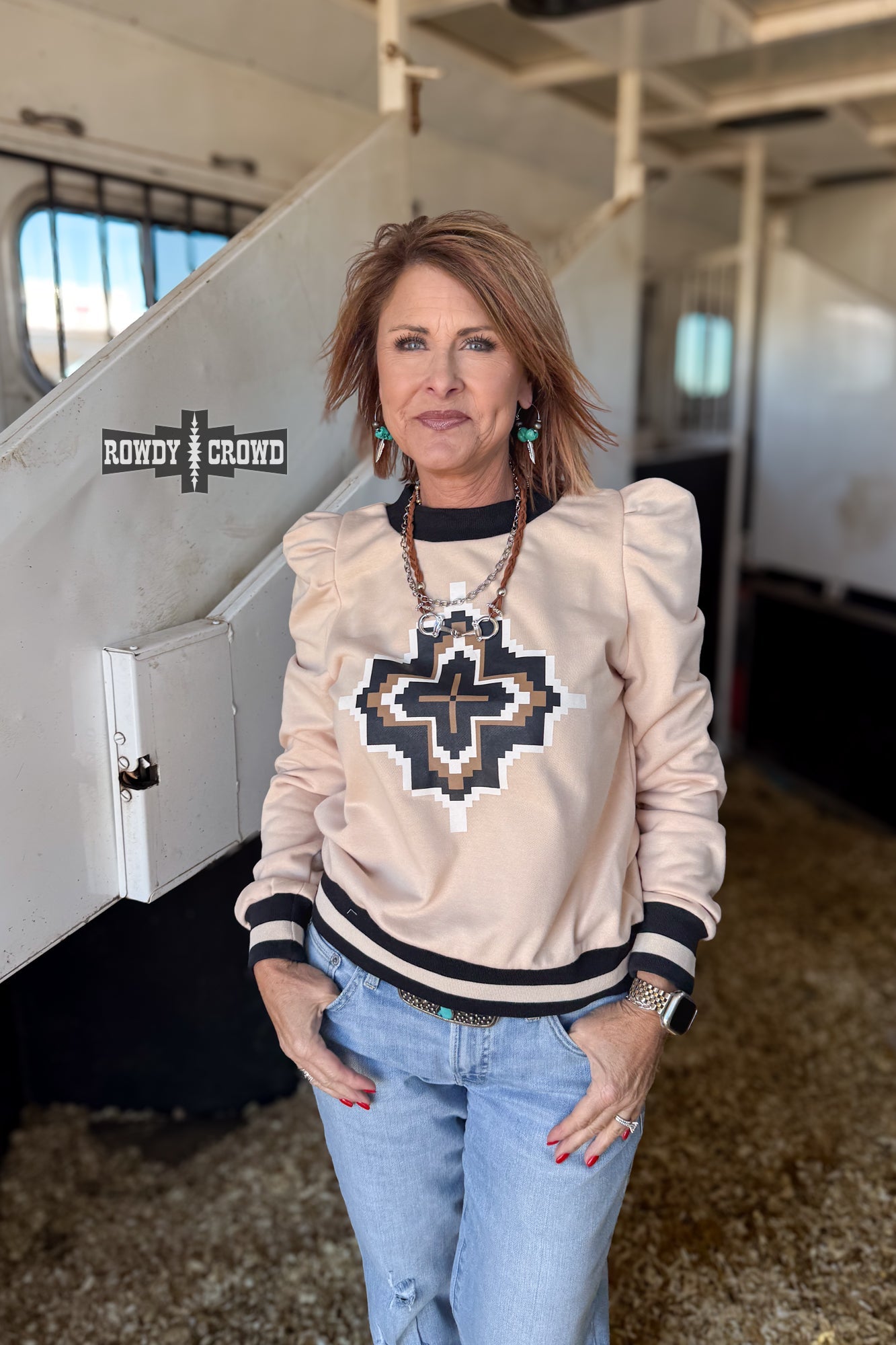 Catoosa Top Long Sleeve Top Rowdy Crowd Clothing