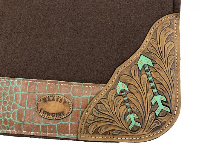 OUT OF STOCK Painted Arrow Felt Saddle Pad western saddle pad Shiloh   