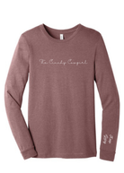 Keep Going Long Sleeve Graphic Tee graphic tee long sleeve The Cinchy Cowgirl Small Heather Mauve