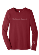 Keep Going Long Sleeve Graphic Tee graphic tee long sleeve The Cinchy Cowgirl Small Heather Cardinal
