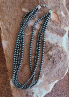Layered Beaded Necklace Set Necklace Blue Tortoise