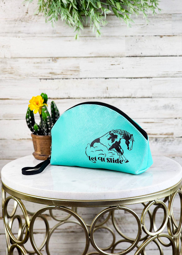 Let It Slide Zip Cosmetic Bag
