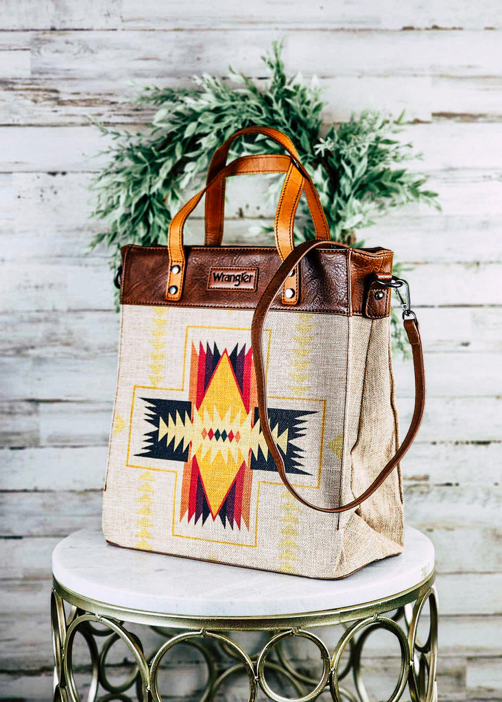 Mallory Aztec Tote/Crossbody Handbag
