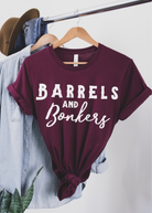 Barrels & Bonkers Short Sleeve Tee Horse Riding Discipline Tee Printify   