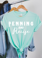 Penning & Precise Short Sleeve Tee Horse Riding Discipline Tee Printify Mint XS 