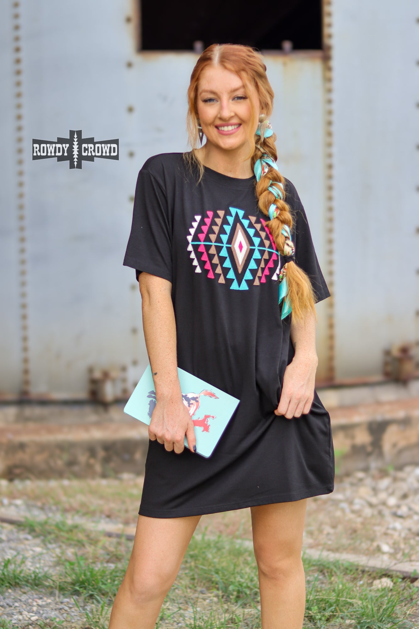 Desert Rose Dress dress Rowdy Crowd Clothing