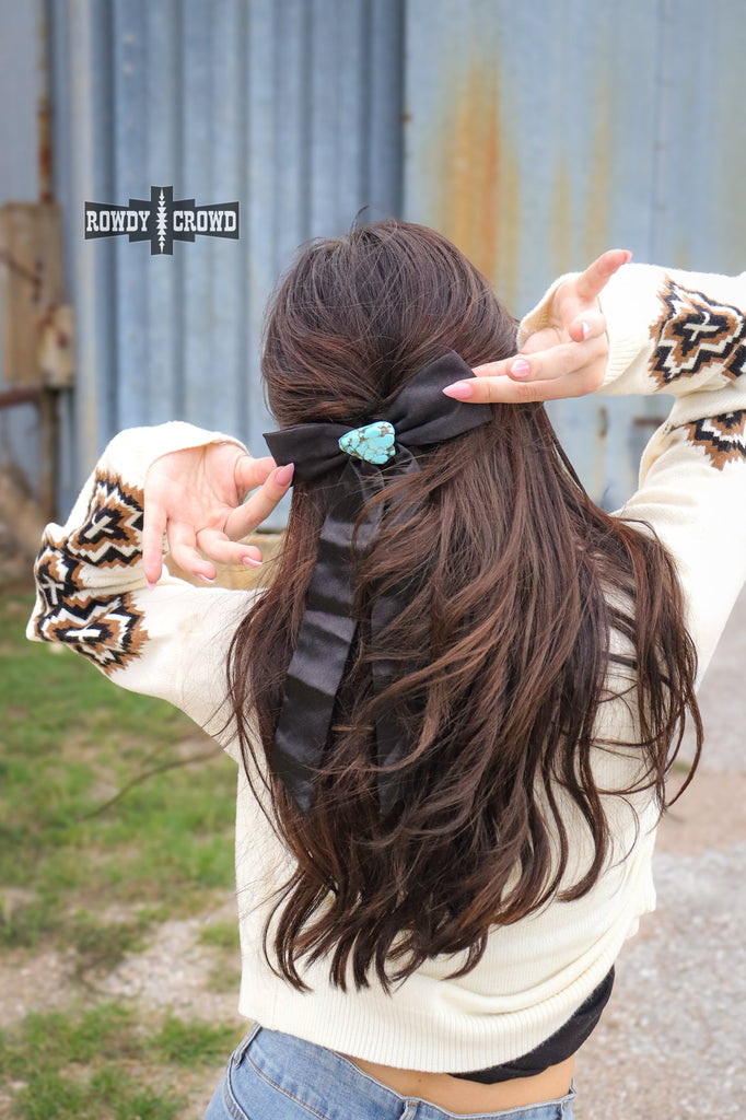 Black Betty Bow hair bow Rowdy Crowd Clothing