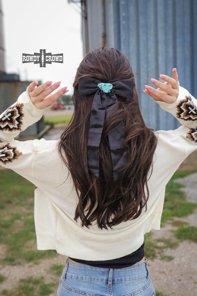 Black Betty Bow hair bow Rowdy Crowd Clothing
