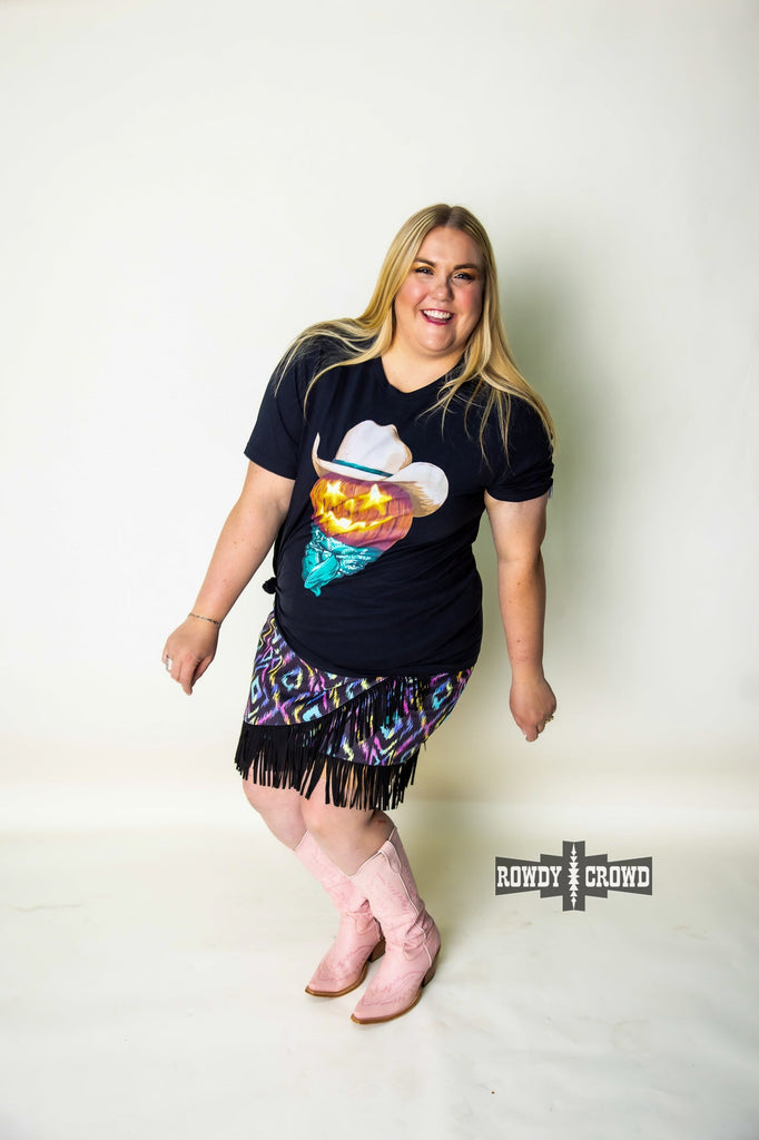 Far Out Fringe Skirt skirt Rowdy Crowd Clothing