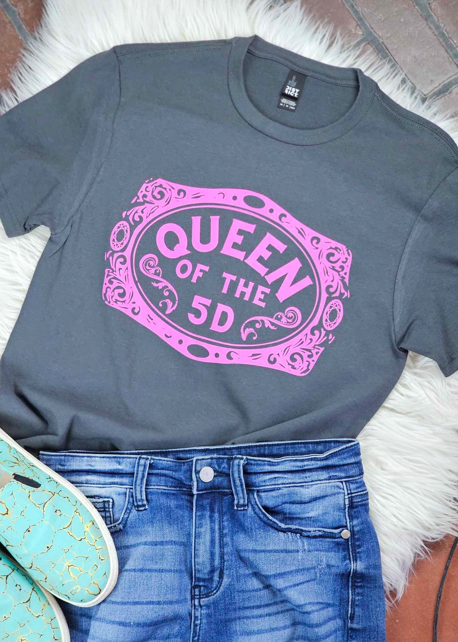 Storm Queen of the 5D Short Sleeve Graphic Tee tcc graphic tee The Cinchy Cowgirl