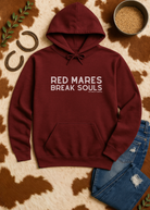 Red Mares Break Souls Hoodie Graphic Hoodie The Cinchy Cowgirl