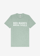Red Mares Break Souls Graphic Tee Short Sleeve Graphic Tee The Cinchy Cowgirl Dusty Blue Small
