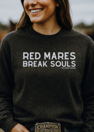 Red Mares Break Souls Pullover Graphic Pullover The Cinchy Cowgirl