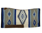 Navajo Diamond Wool Top Saddle Pad western saddle pad Shiloh Blue  
