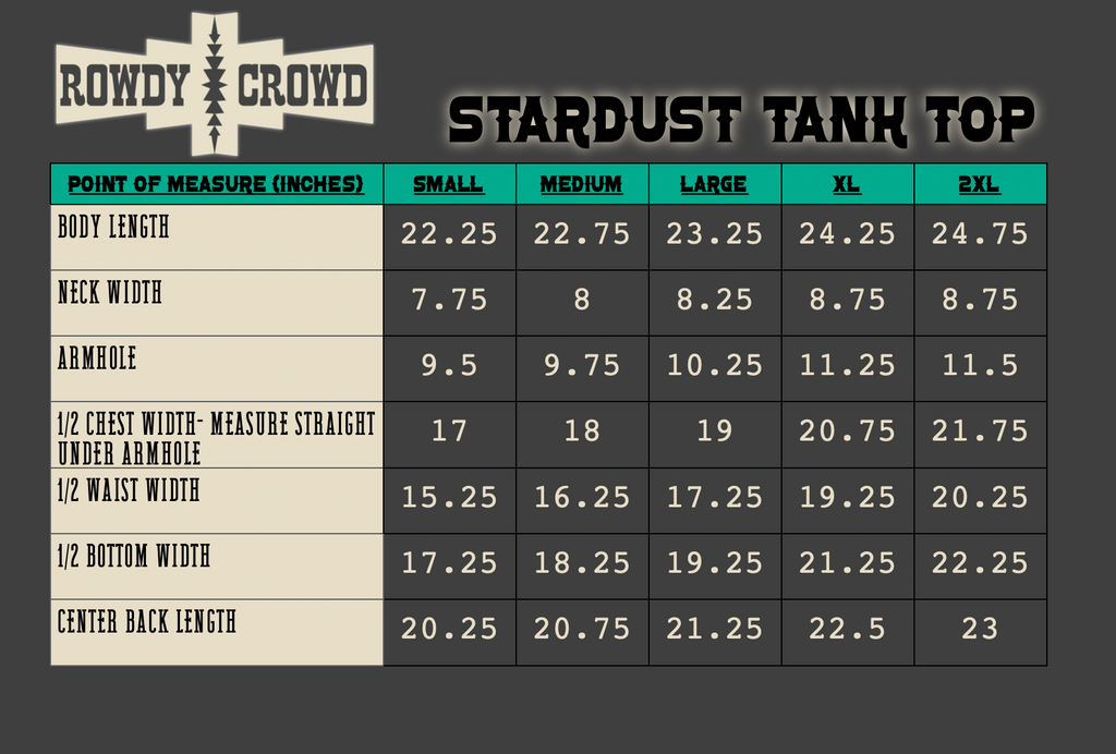 Stardust Tank Top tank top Rowdy Crowd Clothing   