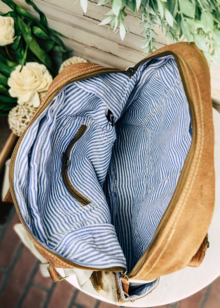 Serape & Cowhide Backpack