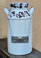 Steer Skull Metal Bar Necklace necklace Blue Tortoise