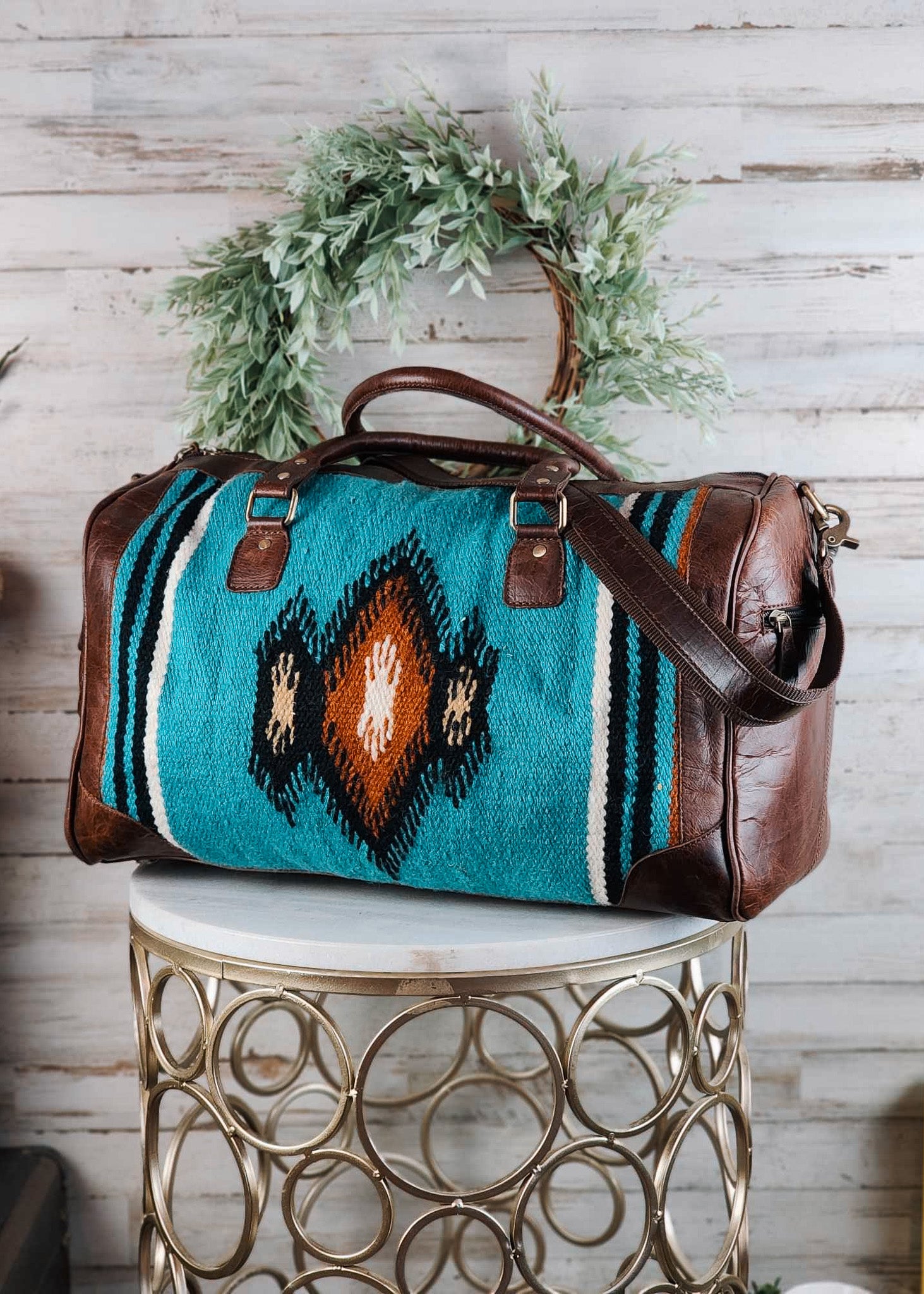 Teal weekender bag Clearance