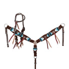 PONY-Teal Hollow Mohair One Ear Headstall and Breastcollar Set headstall set Shiloh