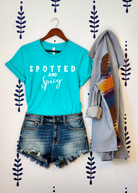 Spotted & Spicy Short Sleeve Tee Horse Color Shirt Printify   