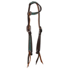 Turquoise Gator One Ear Headstall and Breastcollar Set headstall set Shiloh