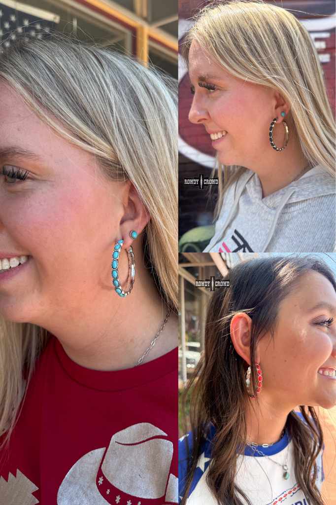 Ringling Hoop Earrings Earrings Rowdy Crowd Clothing