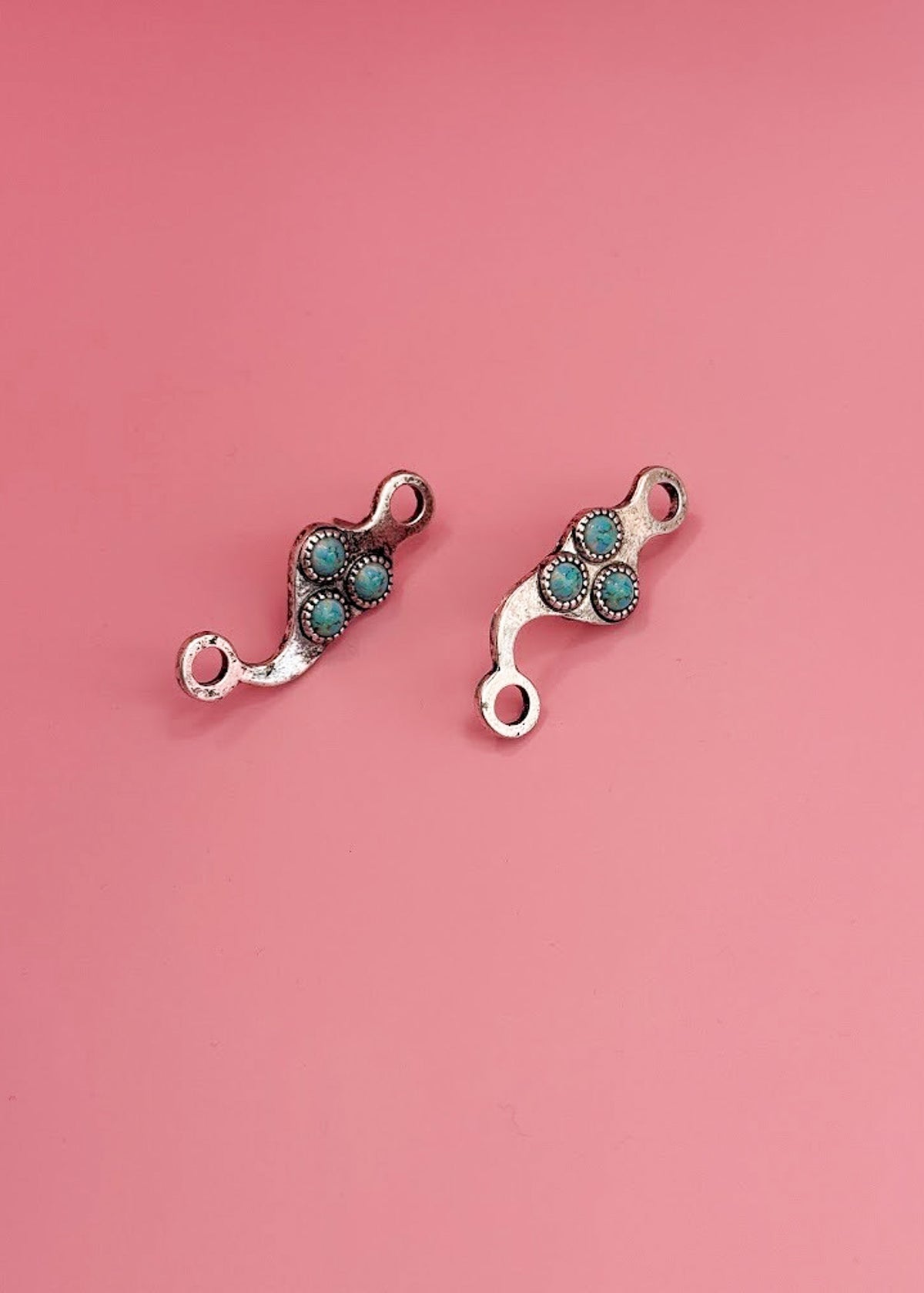 Western Bit Turquoise Earrings Earrings The Cinchy Cowgirl (BT)