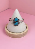 Western Double Stone Cuff Bracelet Bracelet The Cinchy Cowgirl (BT)