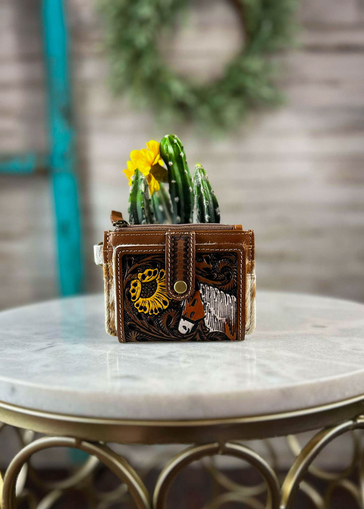 Wildflowers Credit Card Holder Credit Card Holder Myra