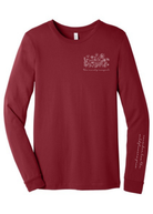 Wildflower Long Sleeve Graphic Tee Long Sleeve Graphic Tee The Cinchy Cowgirl Cardinal Red Small