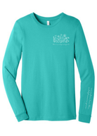 Wildflower Long Sleeve Graphic Tee Long Sleeve Graphic Tee The Cinchy Cowgirl Teal Small
