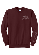 Wildflower Pullover Graphic Pullover The Cinchy Cowgirl Small Maroon