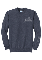 Wildflower Pullover Graphic Pullover The Cinchy Cowgirl Small Heather Navy