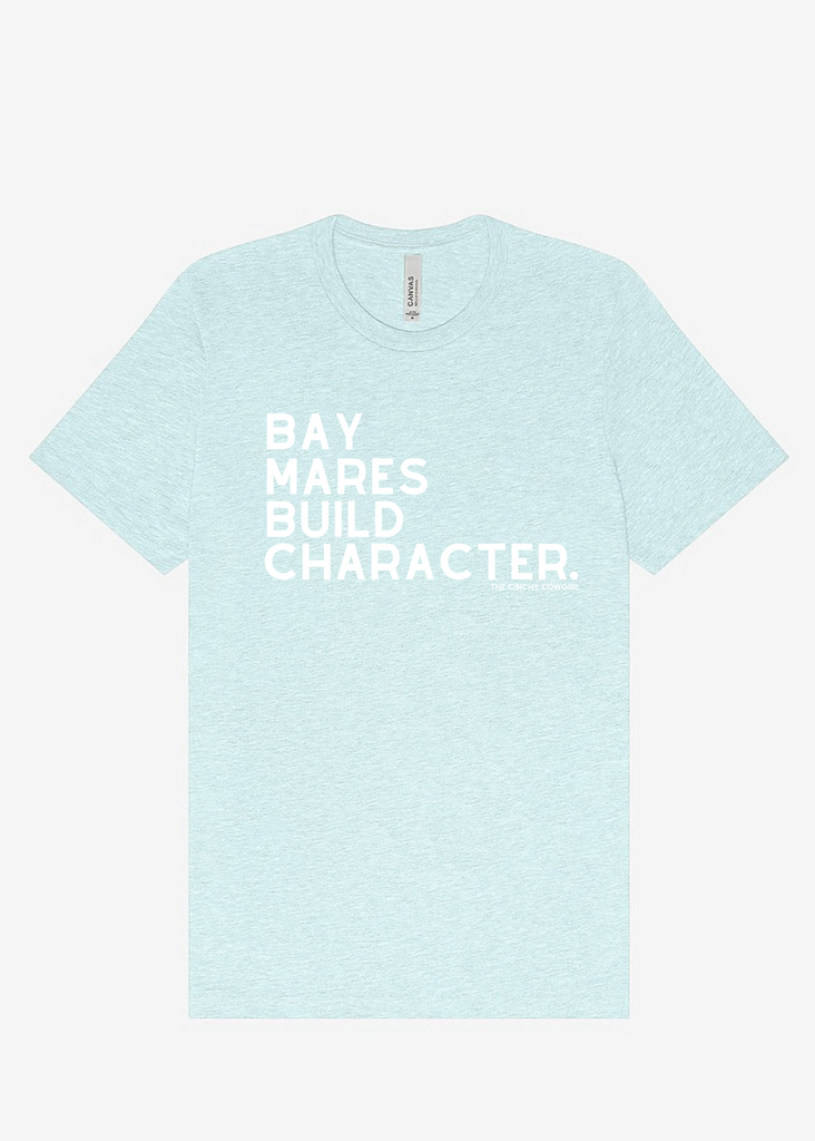 Bay Mares Build Character Short Sleeve Graphic Tee [16 Colors] Short Sleeve Graphic Tee The Cinchy Cowgirl