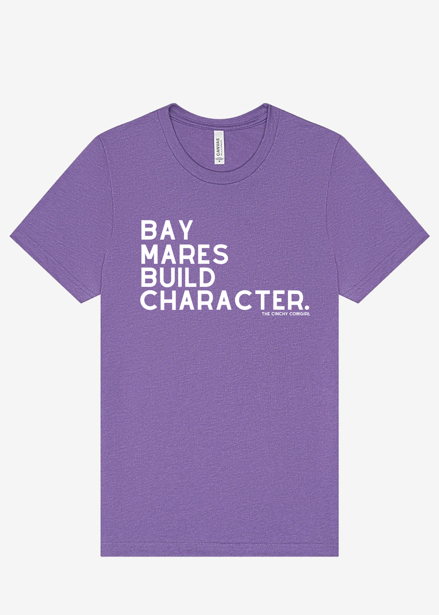 Bay Mares Build Character Short Sleeve Graphic Tee Short Sleeve Graphic Tee The Cinchy Cowgirl