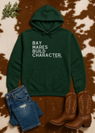Bay Mares Build Character Hoodie Hoodie The Cinchy Cowgirl - Print