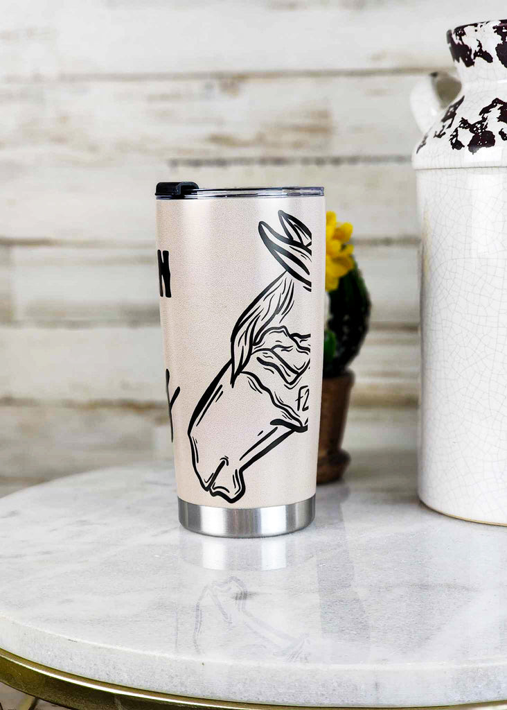 Buckskin & Badass Stainless Steel Tumbler Horse Breed Tumbler Yoycol   