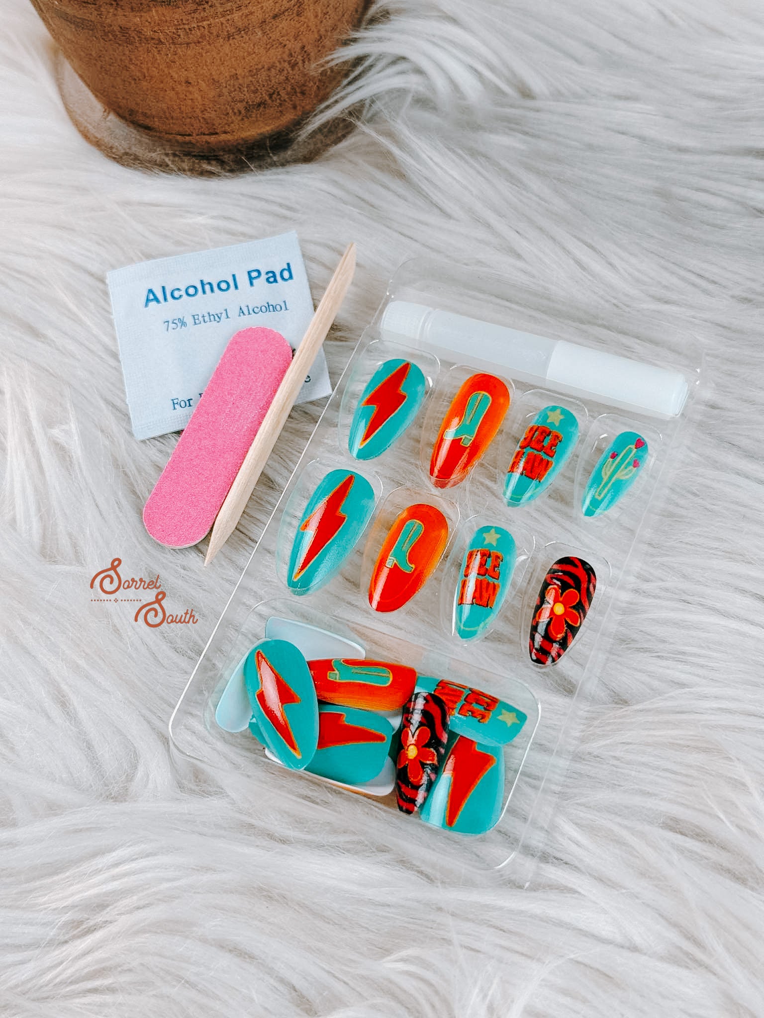 Southwest Glo Glue/Press On Nails press on nails Sorrel South