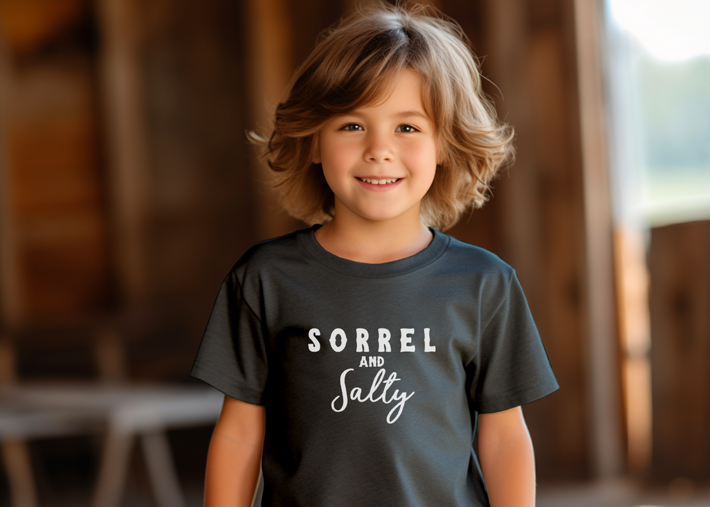 Sorrel & Salty Youth Tee Dark Grey